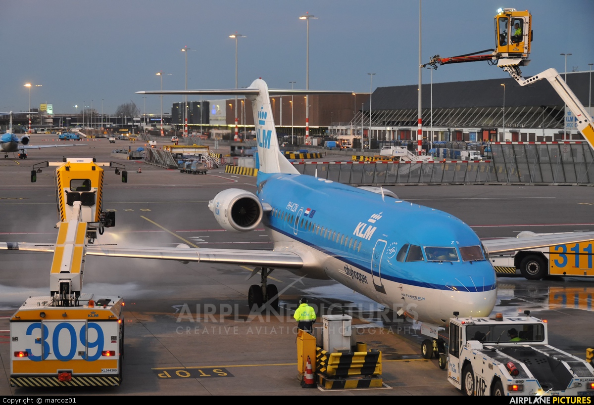 KLM Cityhopper PH-KZN aircraft at Amsterdam - Schiphol