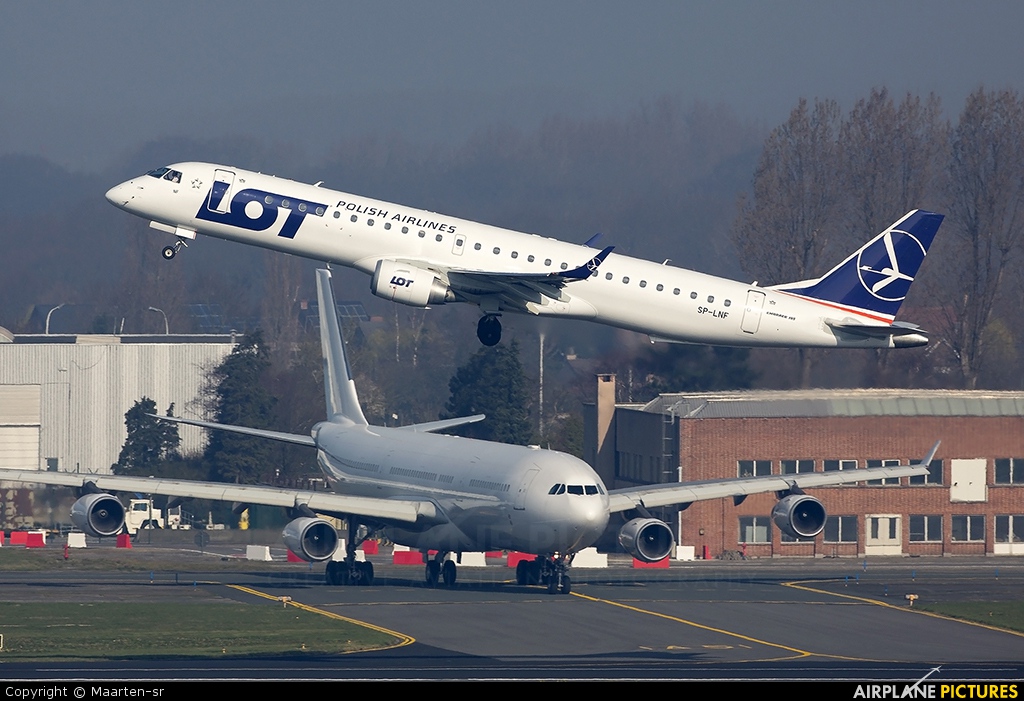 LOT - Polish Airlines SP-LNF aircraft at Brussels - Zaventem