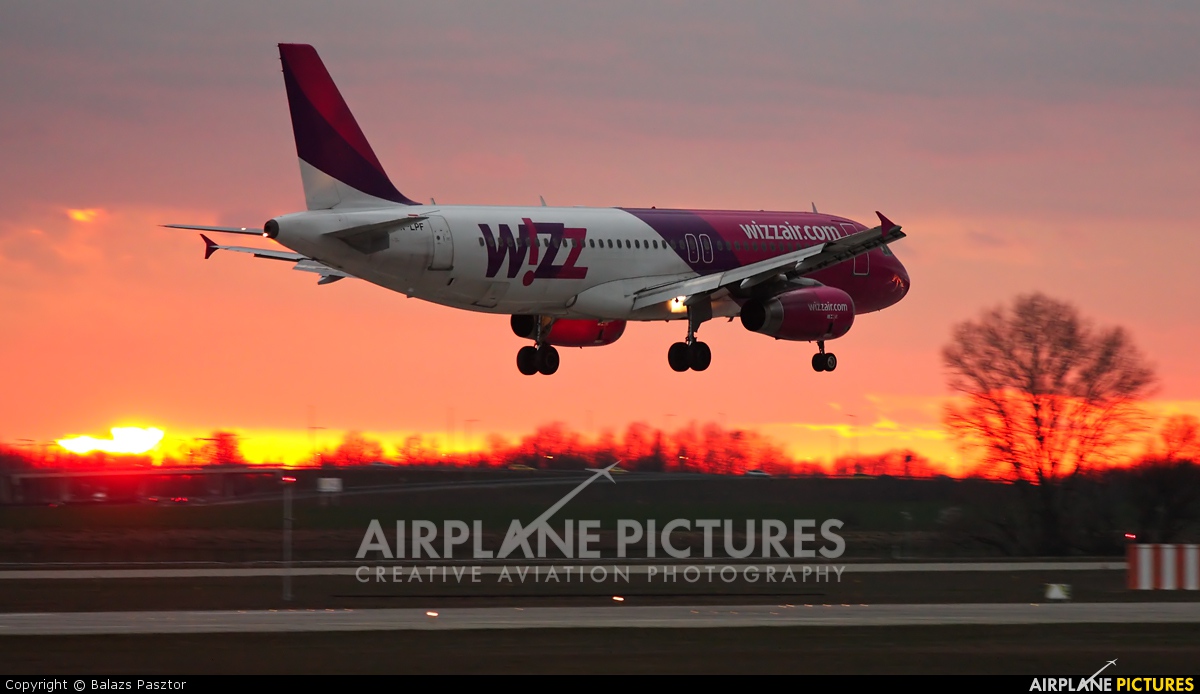 Wizz Air HA-LPF aircraft at Budapest Ferenc Liszt International Airport