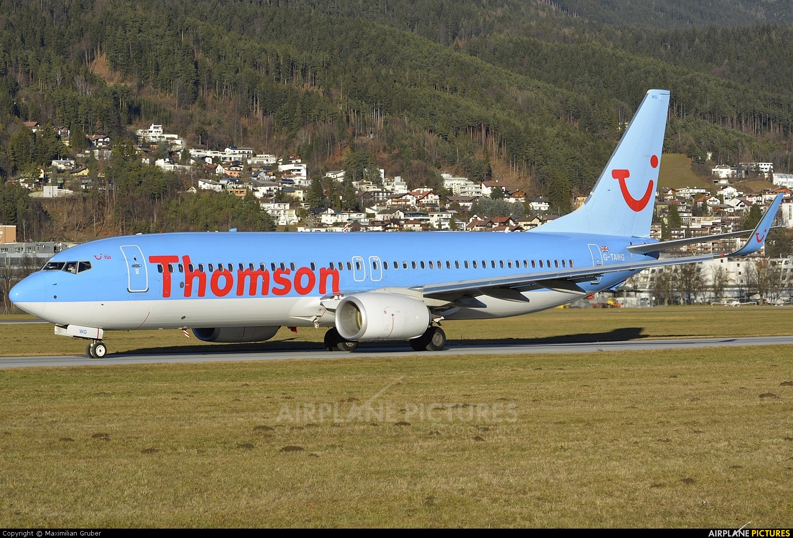 Thomson/Thomsonfly G-TAWG aircraft at Innsbruck