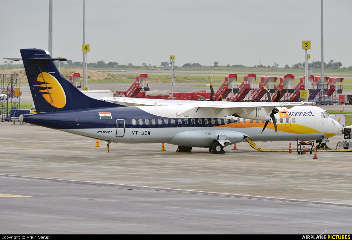 Jet Airways VT-JCW aircraft at Hyderabad - Rajiv Gandhi