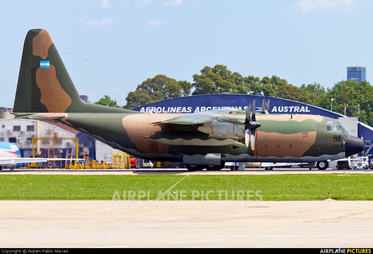 Argentina - Air Force TC-61 aircraft at Buenos Aires - Jorge Newbery