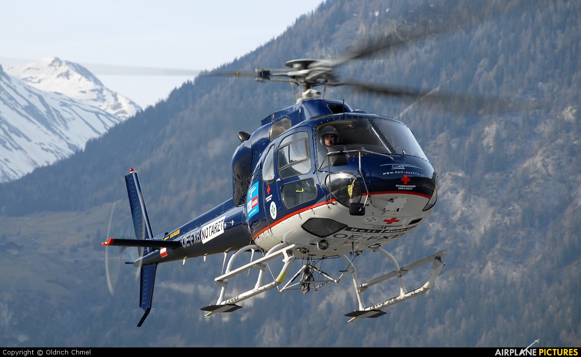 Heli Austria OE-FXB aircraft at Matrei in Osttirol