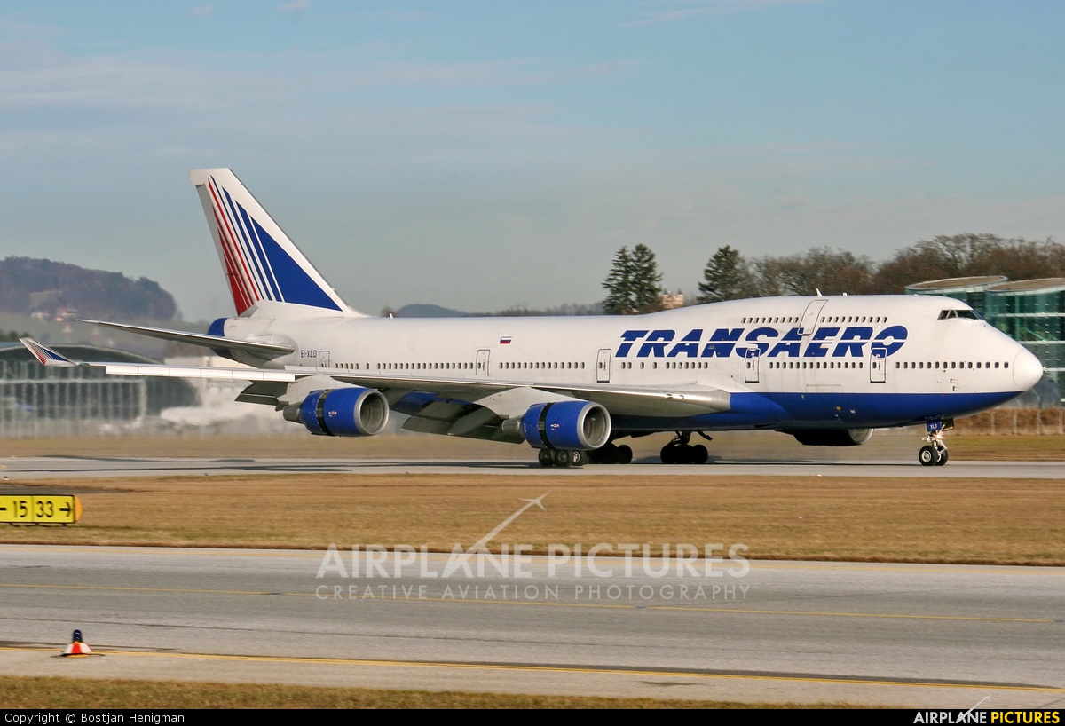 Transaero Airlines EI-XLD aircraft at Salzburg
