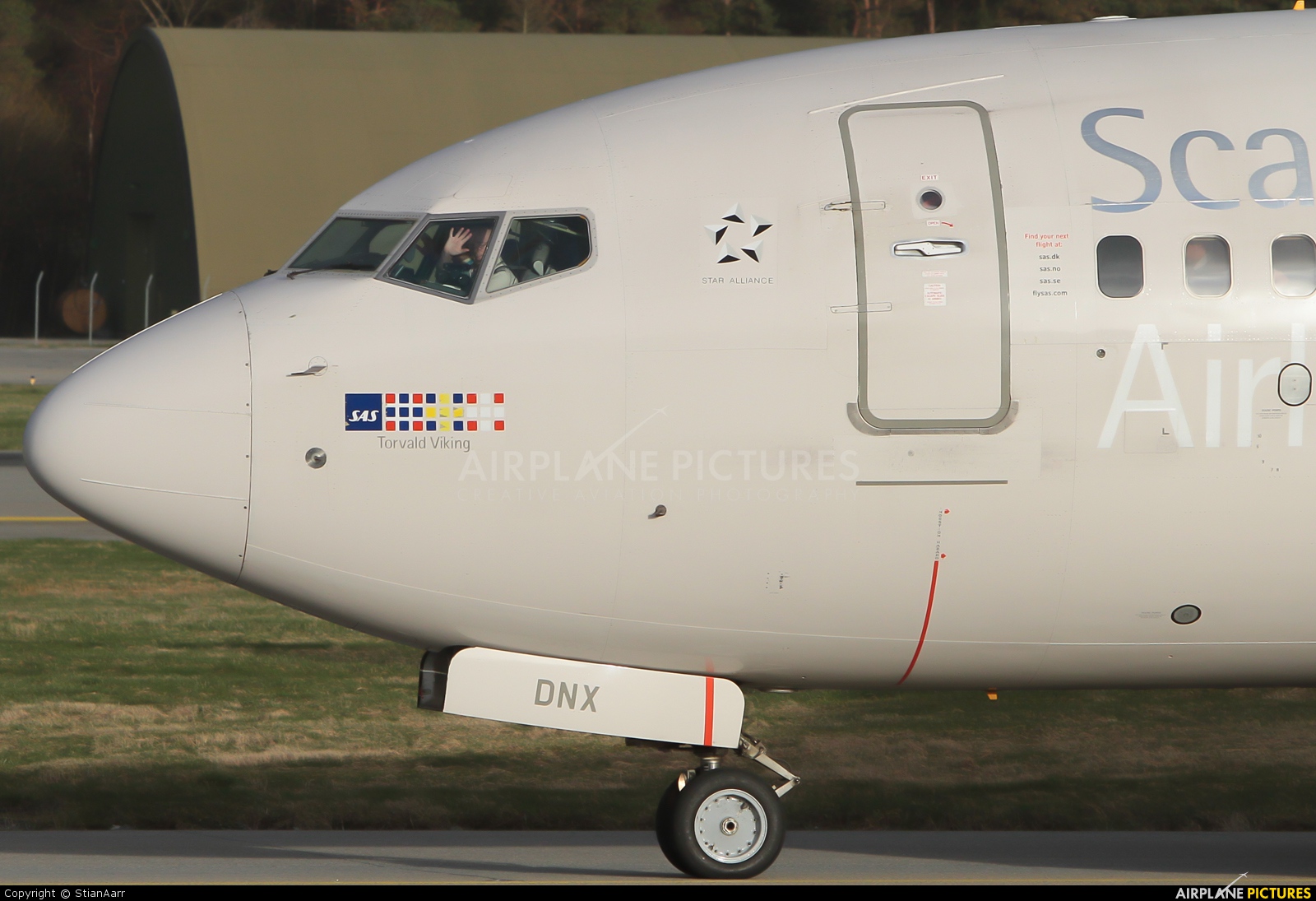 SAS - Scandinavian Airlines SE-DNX aircraft at Stavanger - Sola