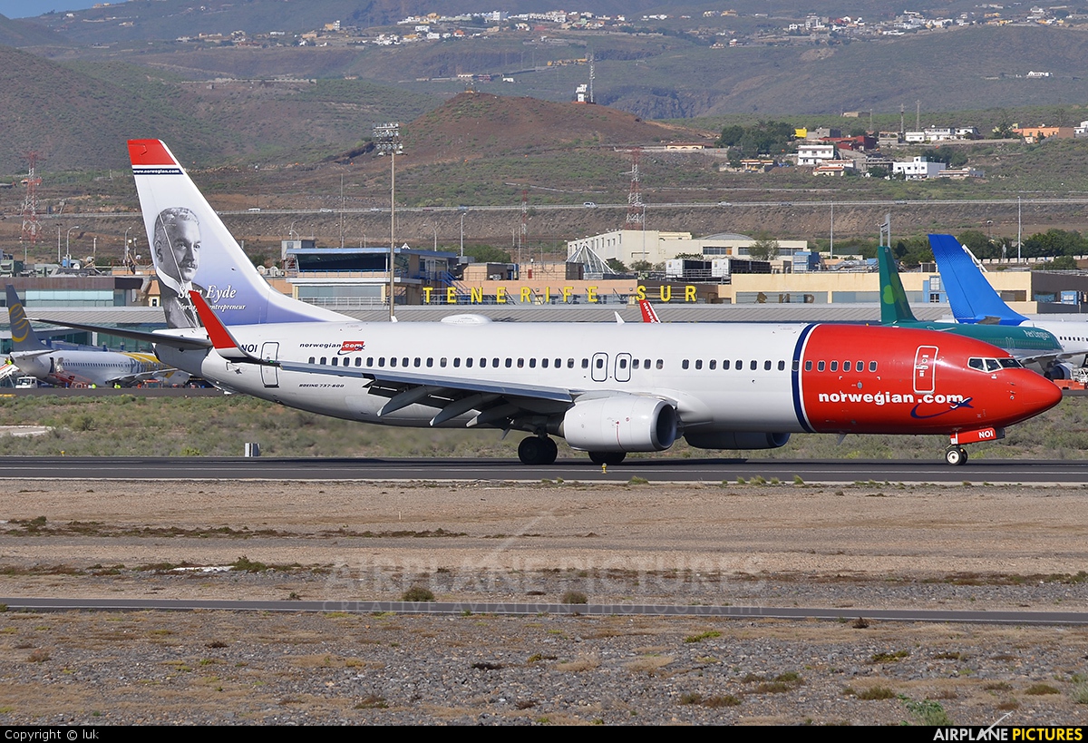 Norwegian Air Shuttle LN-NOI aircraft at Tenerife Sur - Reina Sofia