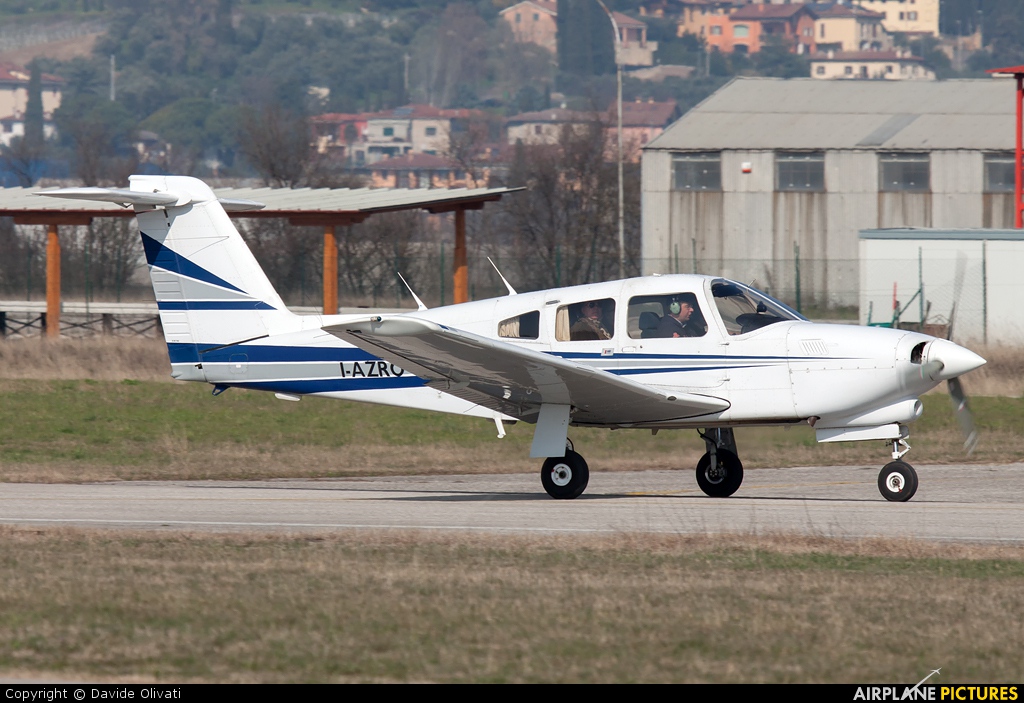 Private I-AZRO aircraft at Verona - Boscomantico