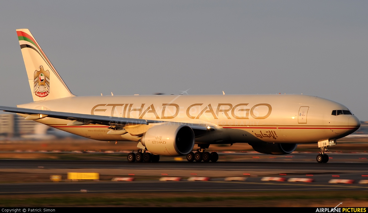 Etihad Cargo A6-DDB aircraft at Frankfurt
