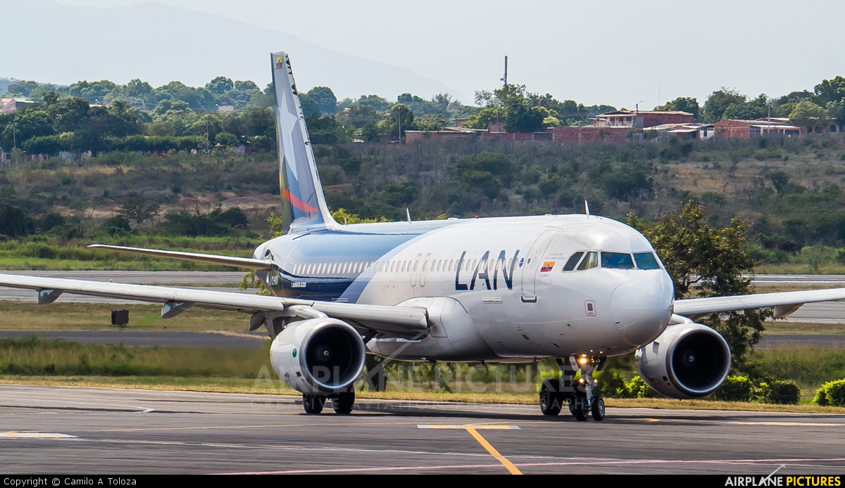 LAN Colombia CC-BAR aircraft at Cúcuta - Camilo Daza Intl