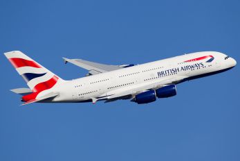 G-XLED - British Airways Airbus A380