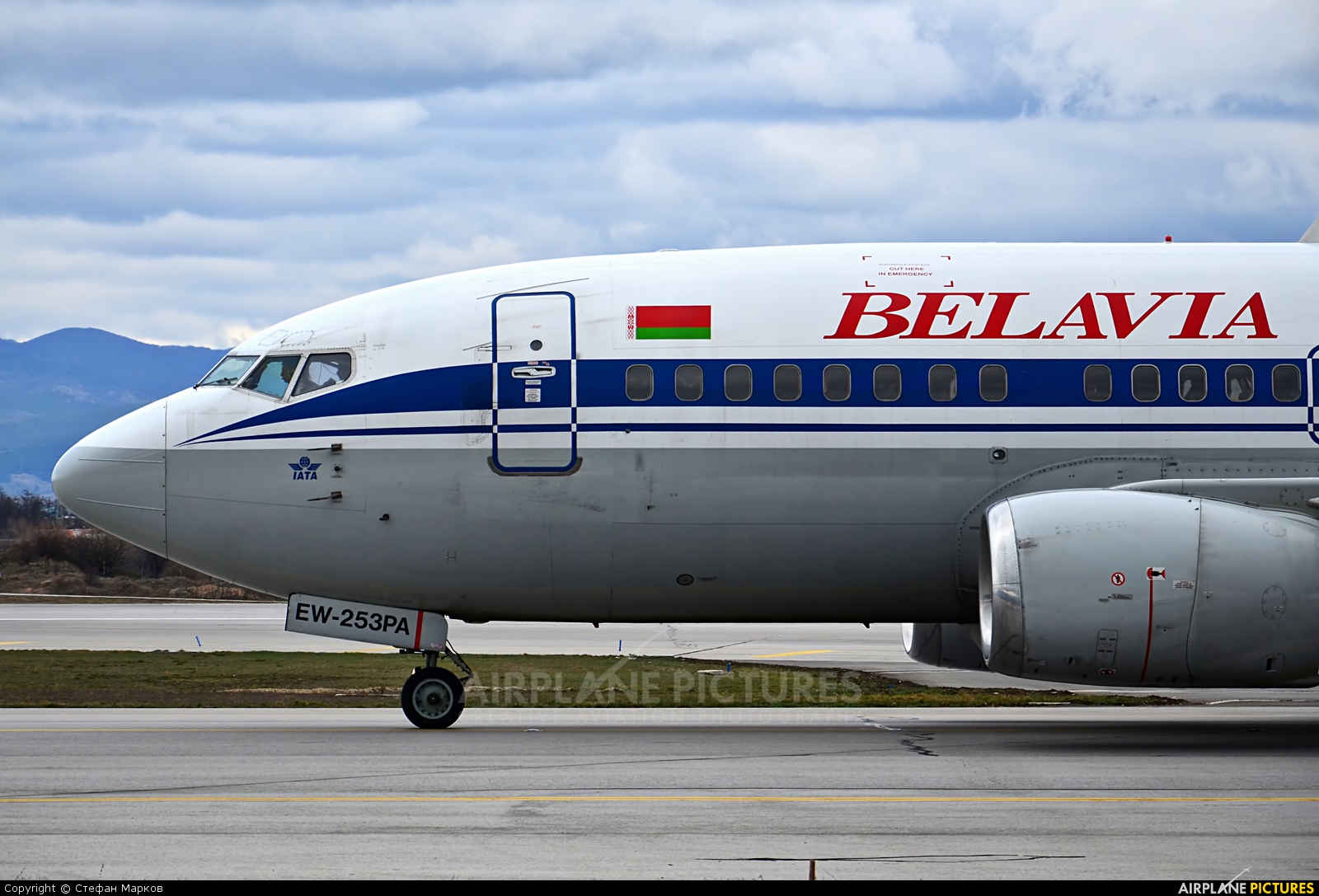 Belavia EW-253PA aircraft at Sofia