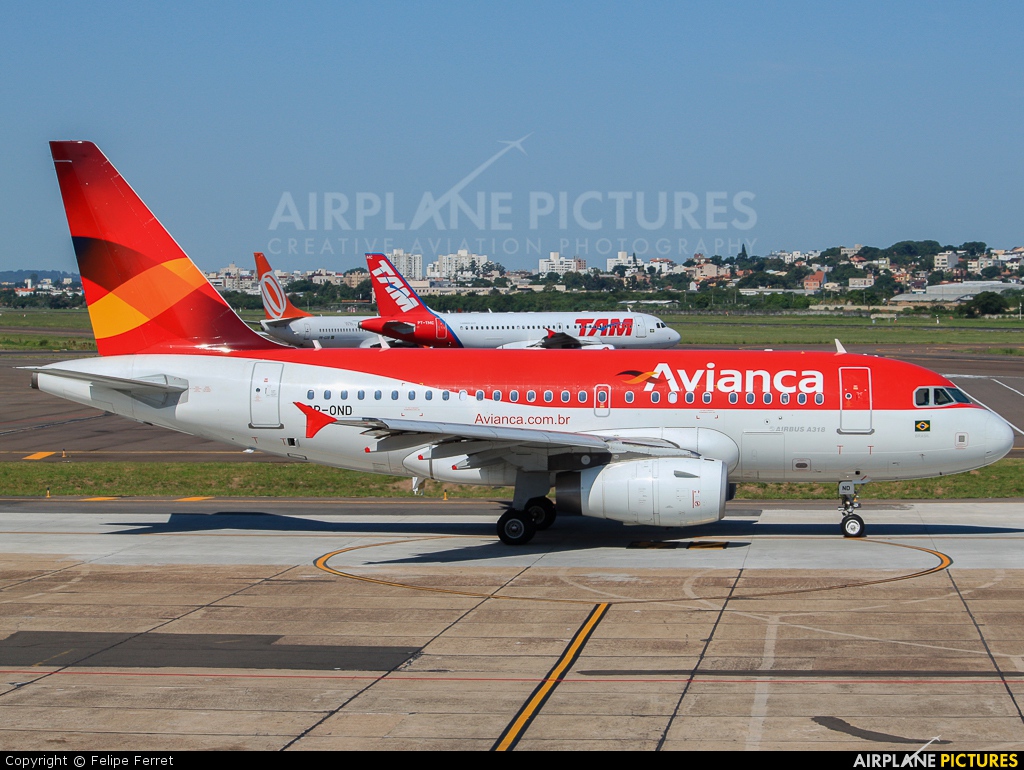 Avianca Brasil PR-OND aircraft at Porto Alegre - Salgado Filho