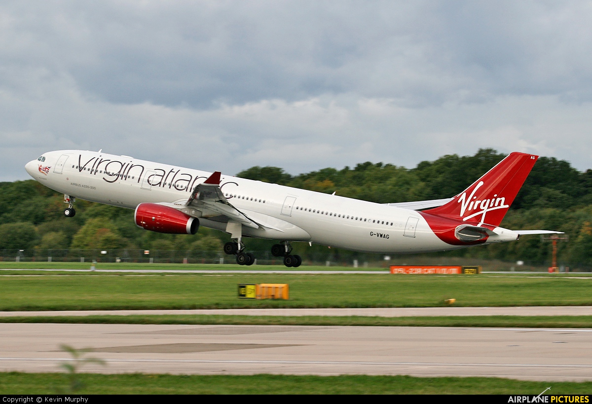 Virgin Atlantic G-VWAG aircraft at Manchester