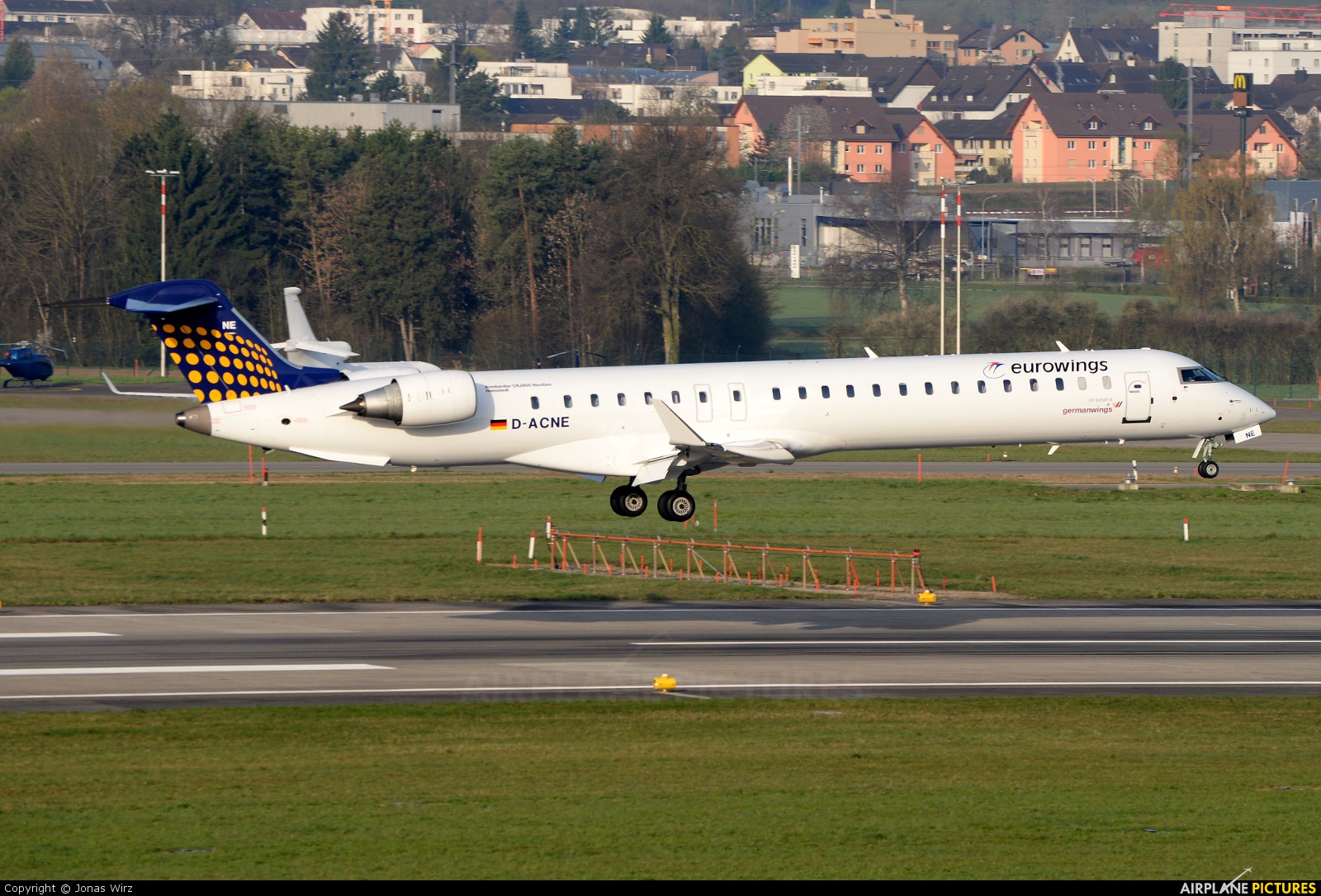 Eurowings D-ACNE aircraft at Zurich