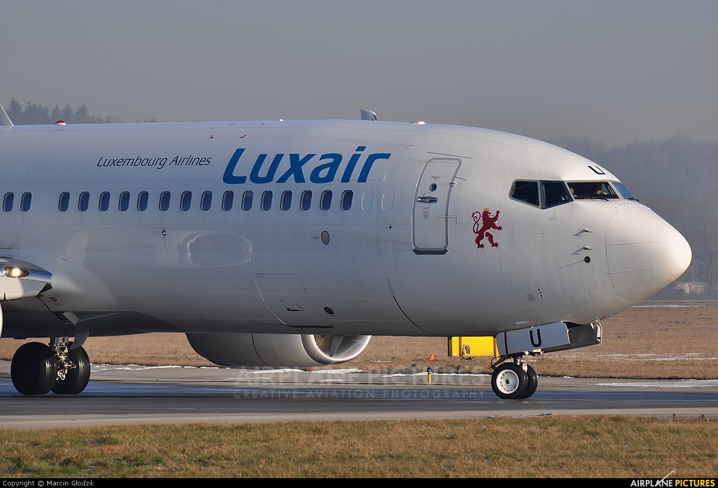 Luxair LX-LGU aircraft at Kraków - John Paul II Intl