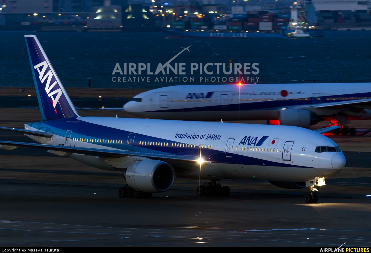 ANA - All Nippon Airways JA714A aircraft at Tokyo - Haneda Intl