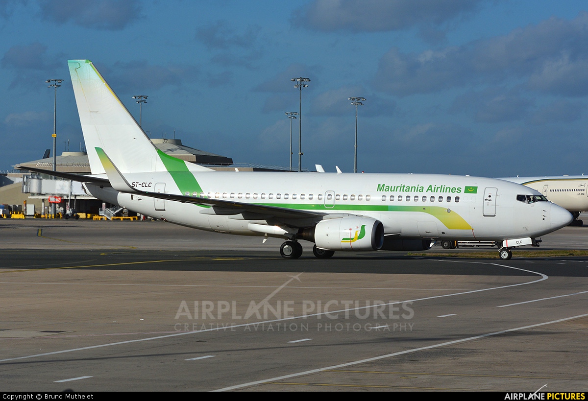 Mauritania Airlines 5T-CLC aircraft at Paris - Charles de Gaulle