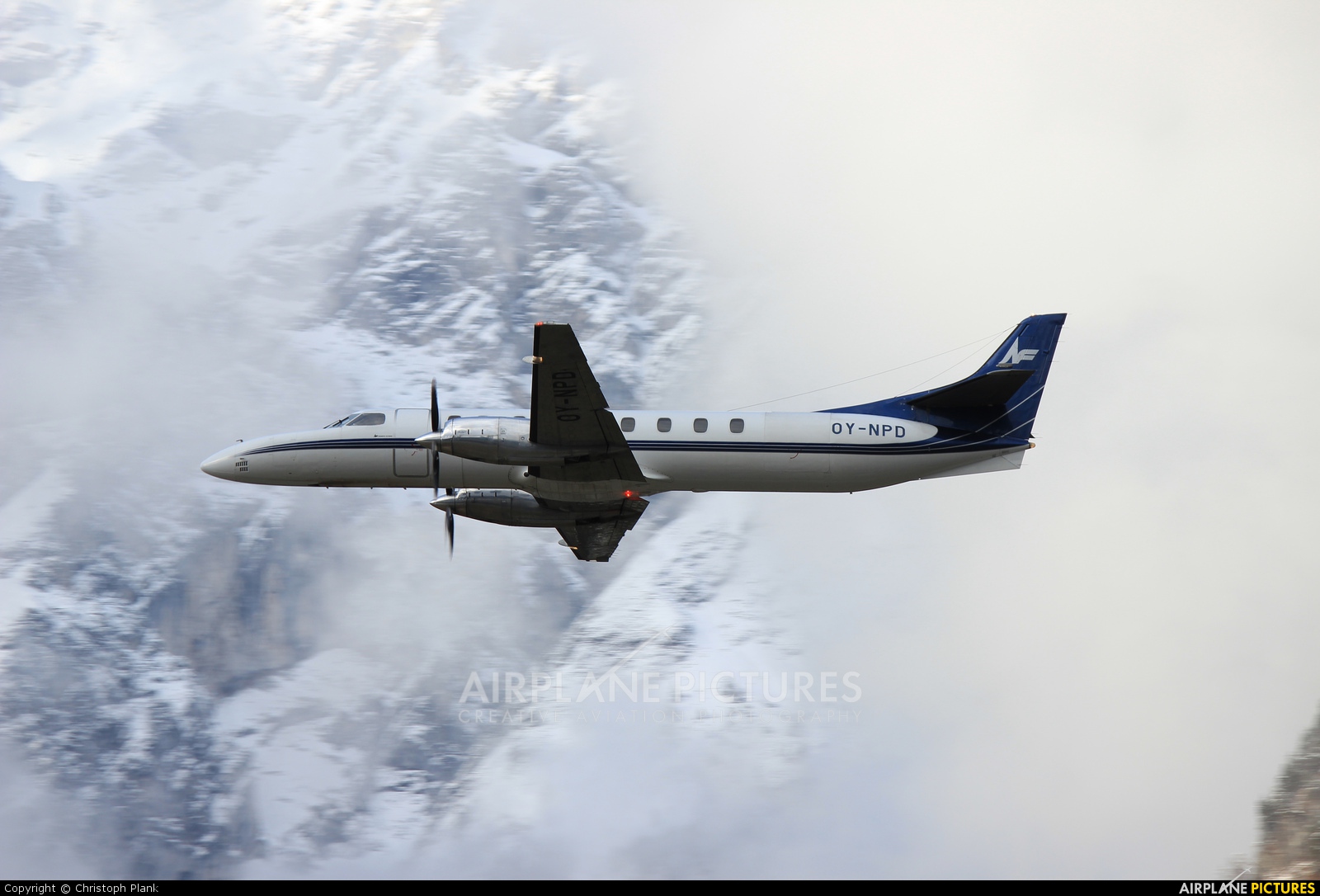 North Flying OY-NPD aircraft at Innsbruck