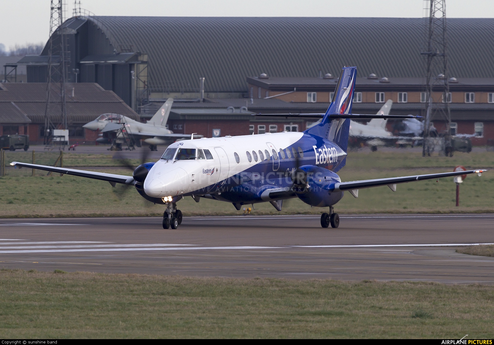 Eastern Airways G-MAJG aircraft at Coningsby