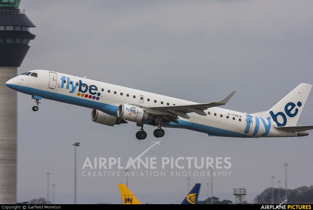 Flybe G-FBEB aircraft at Manchester