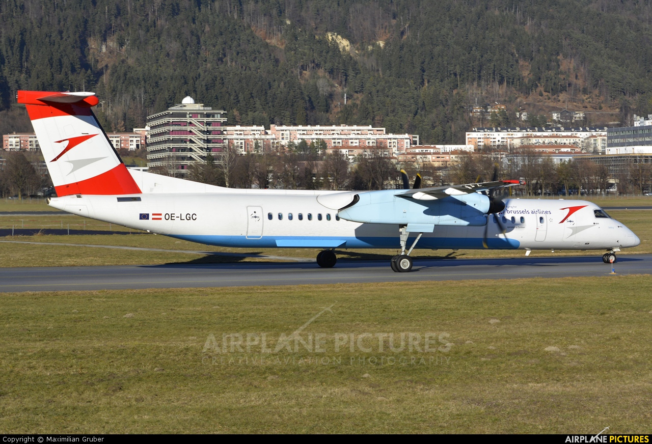 Brussels Airlines OE-LGC aircraft at Innsbruck