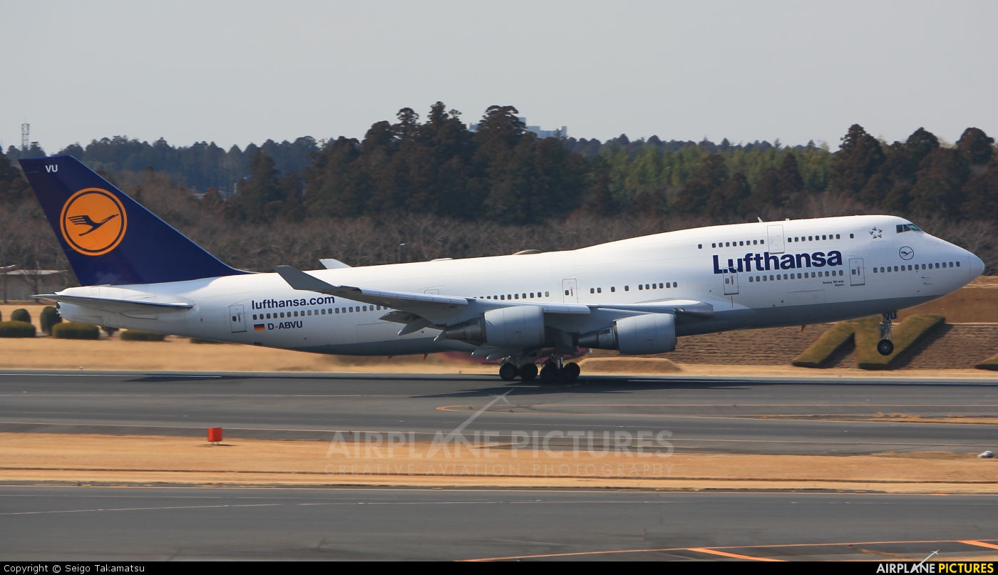 Lufthansa D-ABVU aircraft at Tokyo - Narita Intl