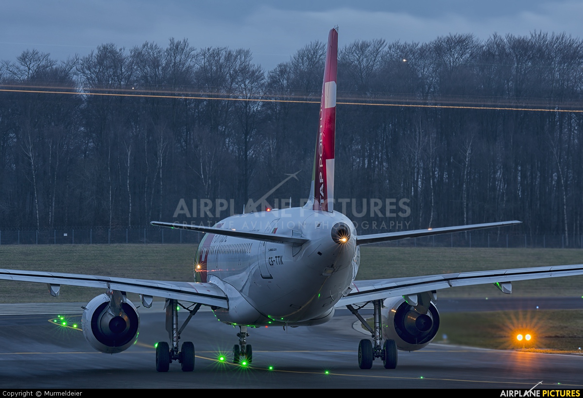TAP Portugal CS-TTK aircraft at Luxembourg - Findel