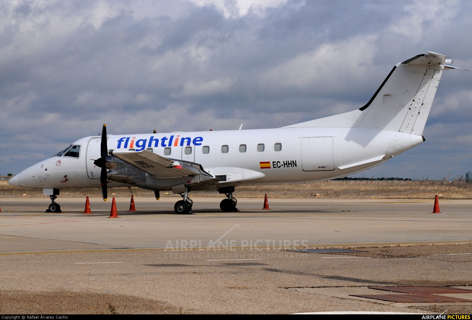 Flightline EC-HHN aircraft at Valladolid - Villanubla