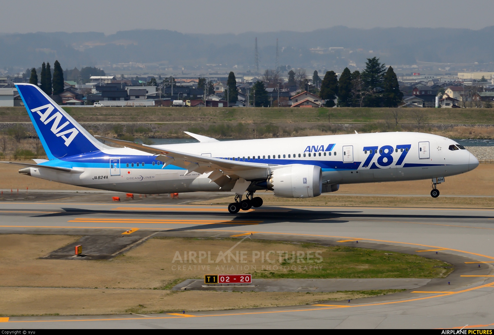 ANA - All Nippon Airways JA824A aircraft at Toyama