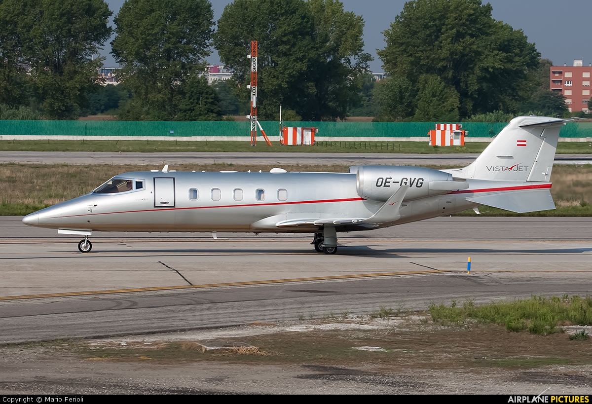 Vistajet OE-GVG aircraft at Milan - Linate