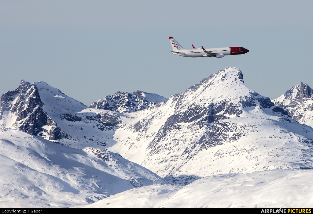 Norwegian Air Shuttle LN-NOL aircraft at Tromsø