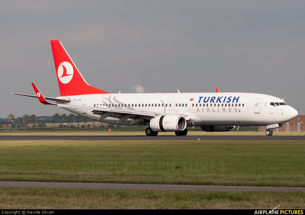 Turkish Airlines TC-JFC aircraft at Amsterdam - Schiphol