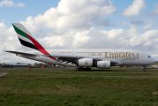 A6-EET - Emirates Airlines Airbus A380 aircraft