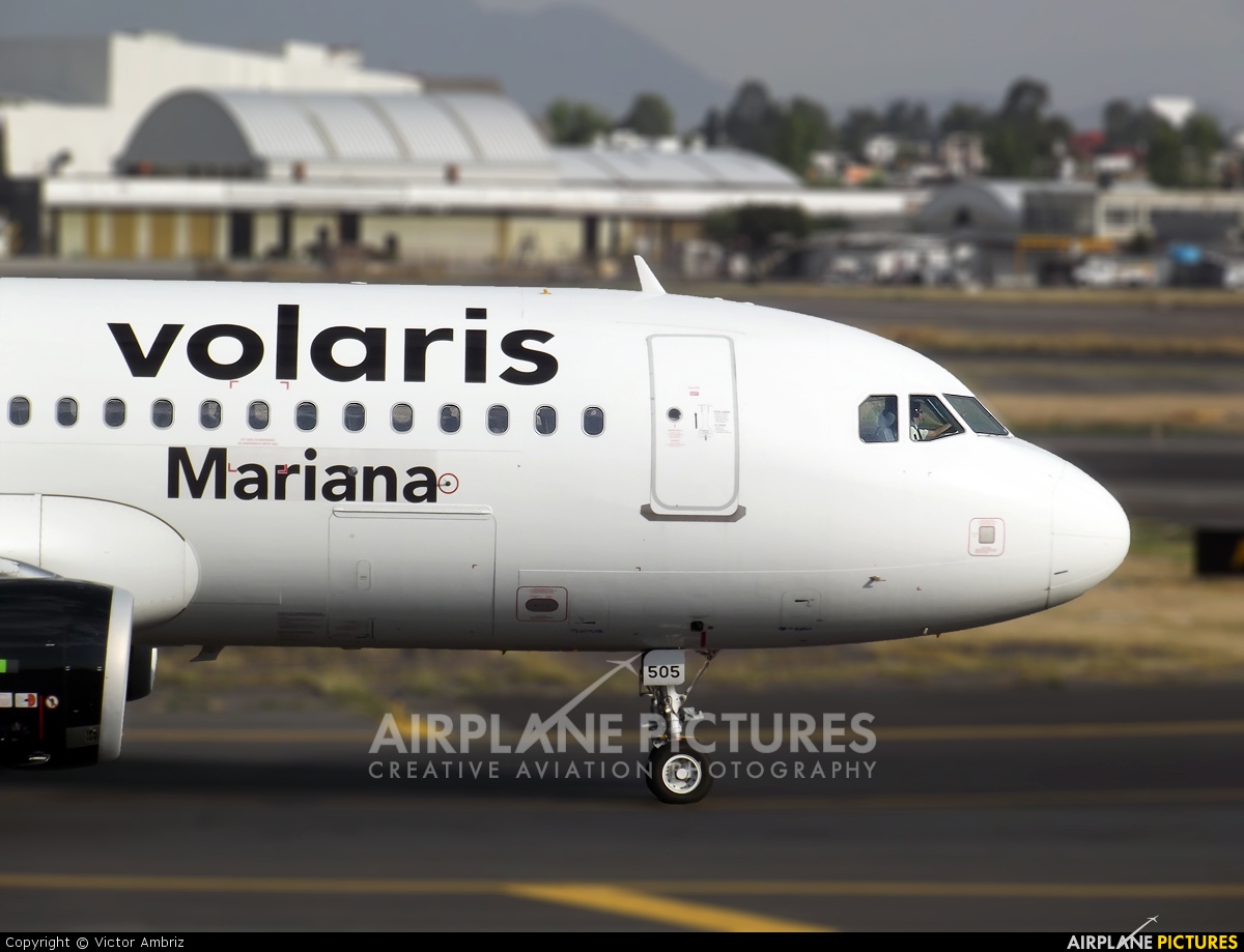 Volaris N505VL aircraft at Mexico City - Licenciado Benito Juarez Intl