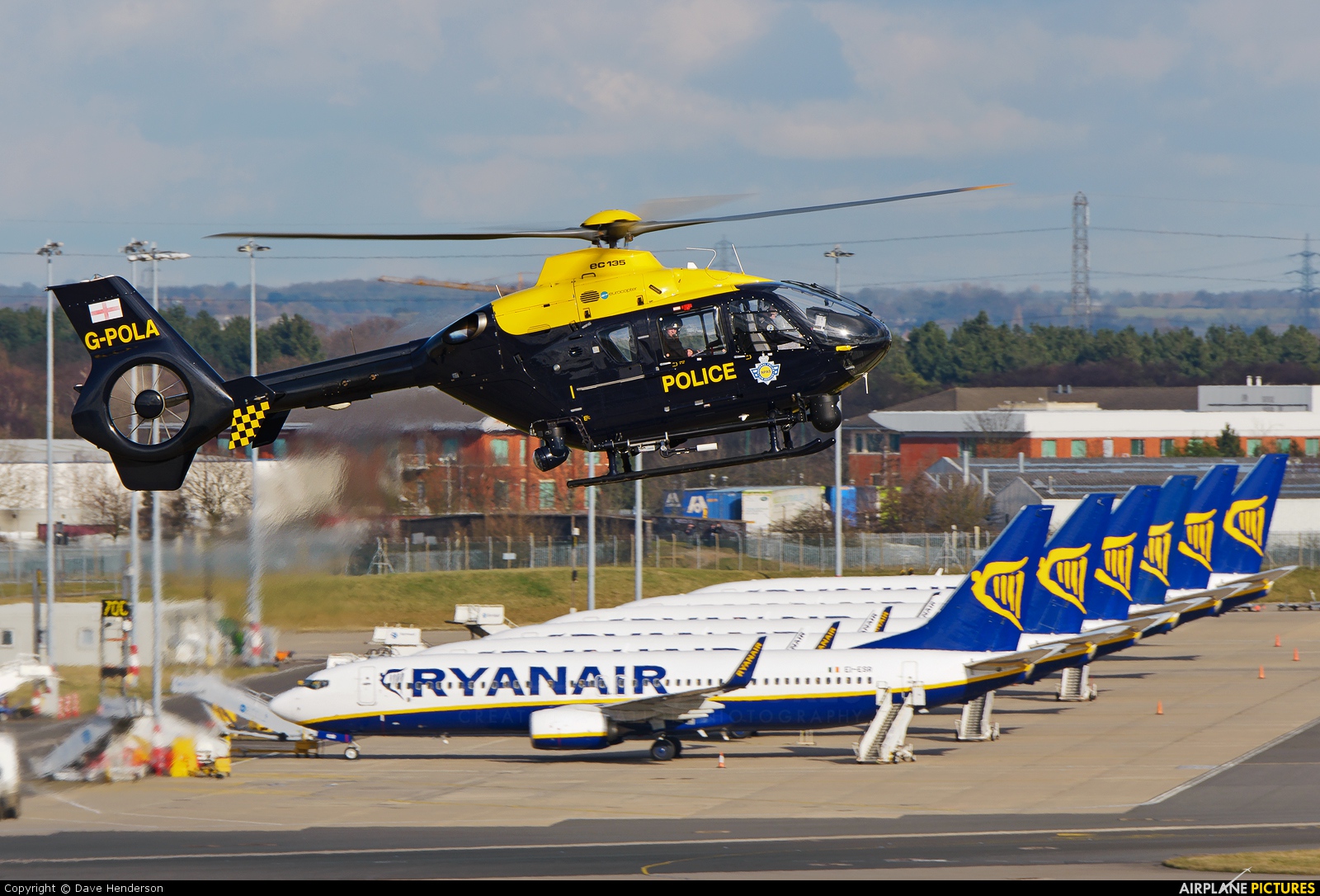 UK - Police Services G-POLA aircraft at Birmingham