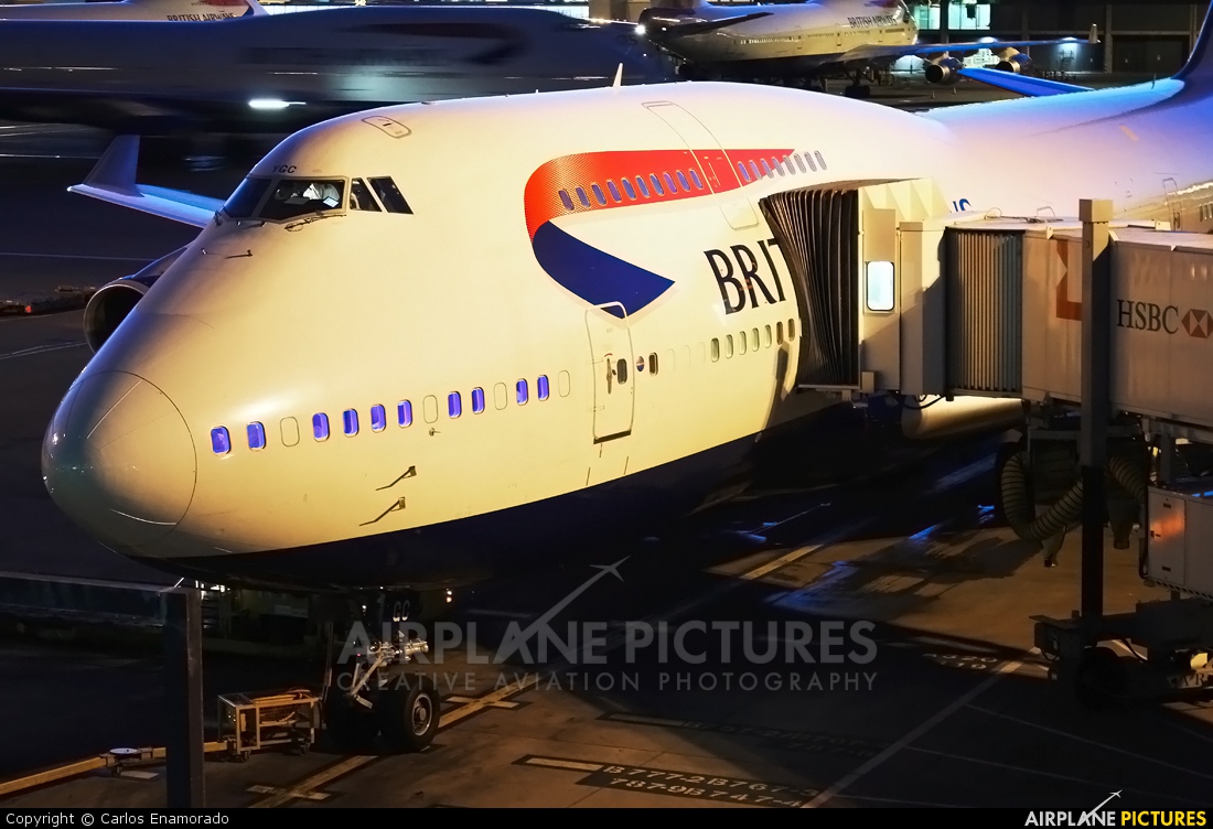 British Airways G-BYGC aircraft at London - Heathrow