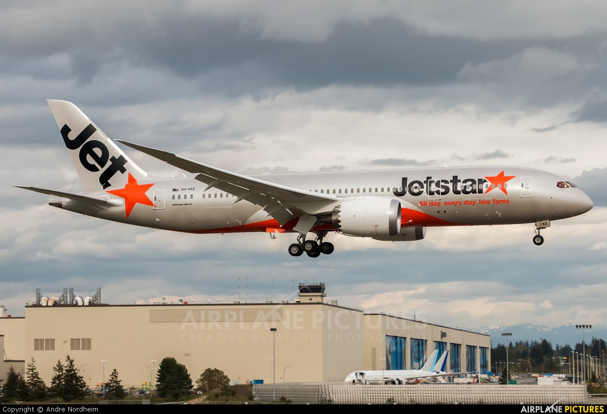 Jetstar Airways VH-VKE aircraft at Everett - Snohomish County / Paine Field