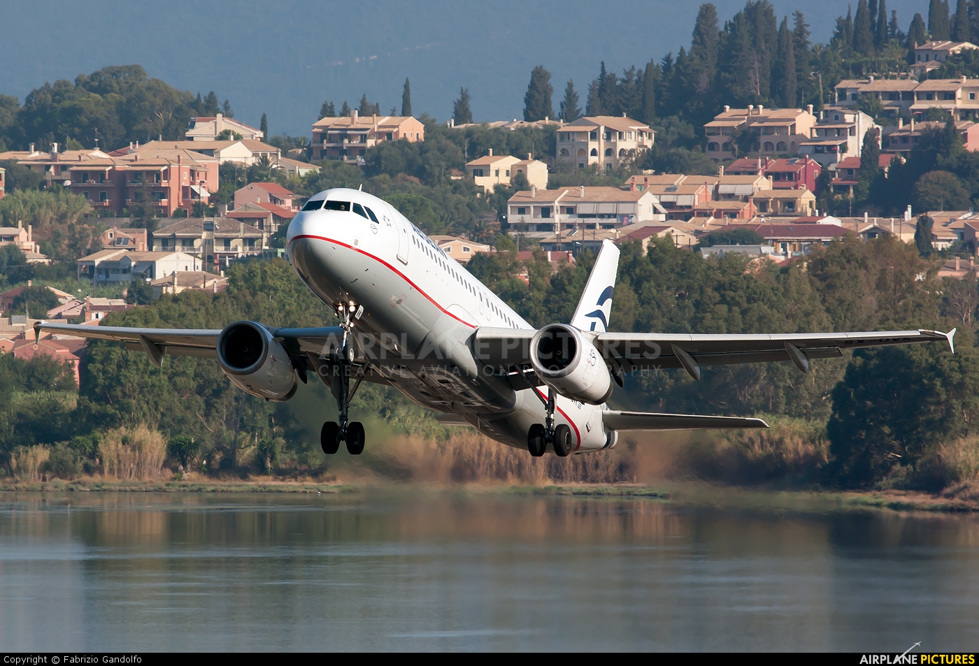 Aegean Airlines SX-DVK aircraft at Corfu - Ioannis Kapodistrias