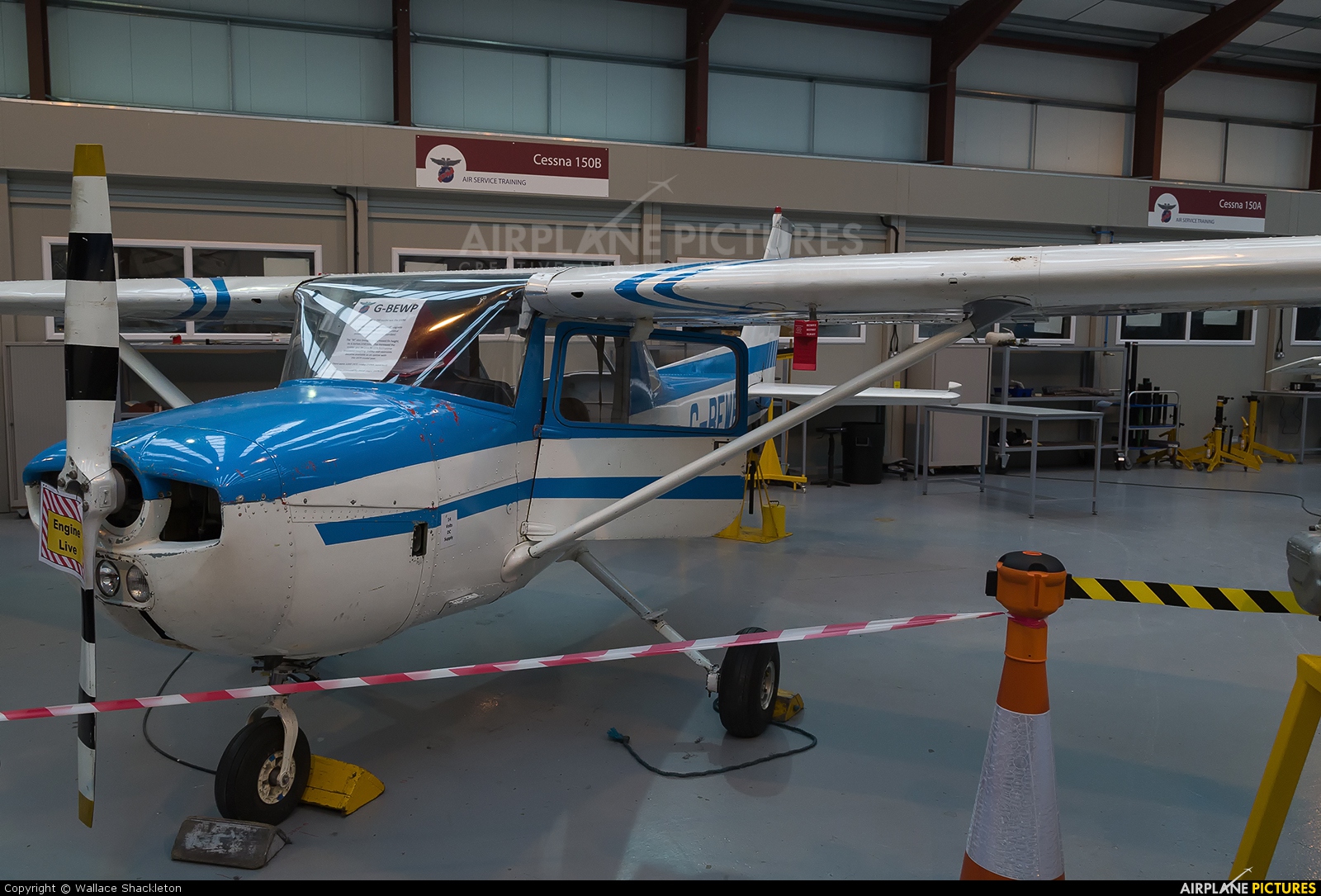 Airwork G-BEWP aircraft at Perth - Scone