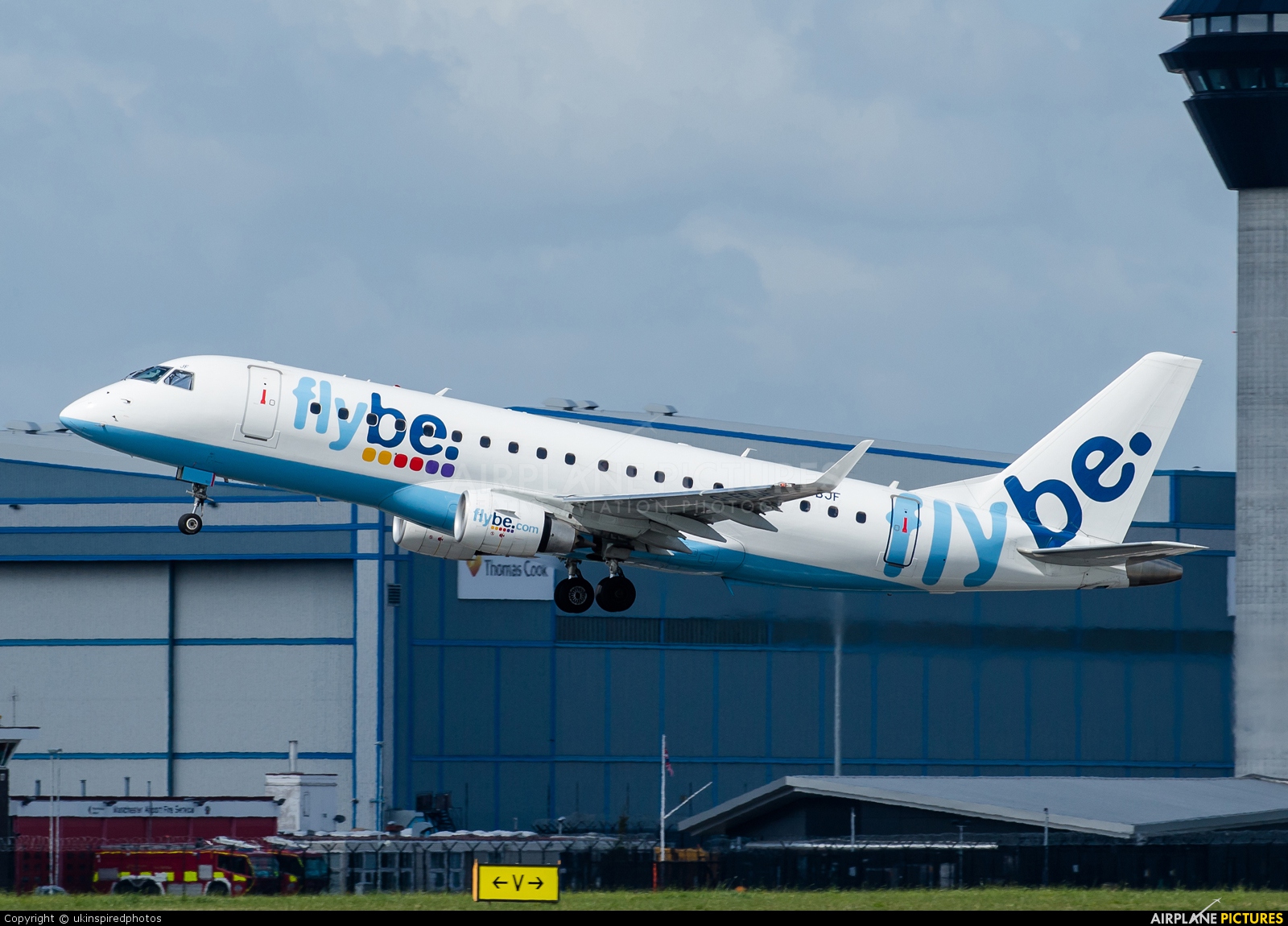 Flybe G-FBJF aircraft at Manchester