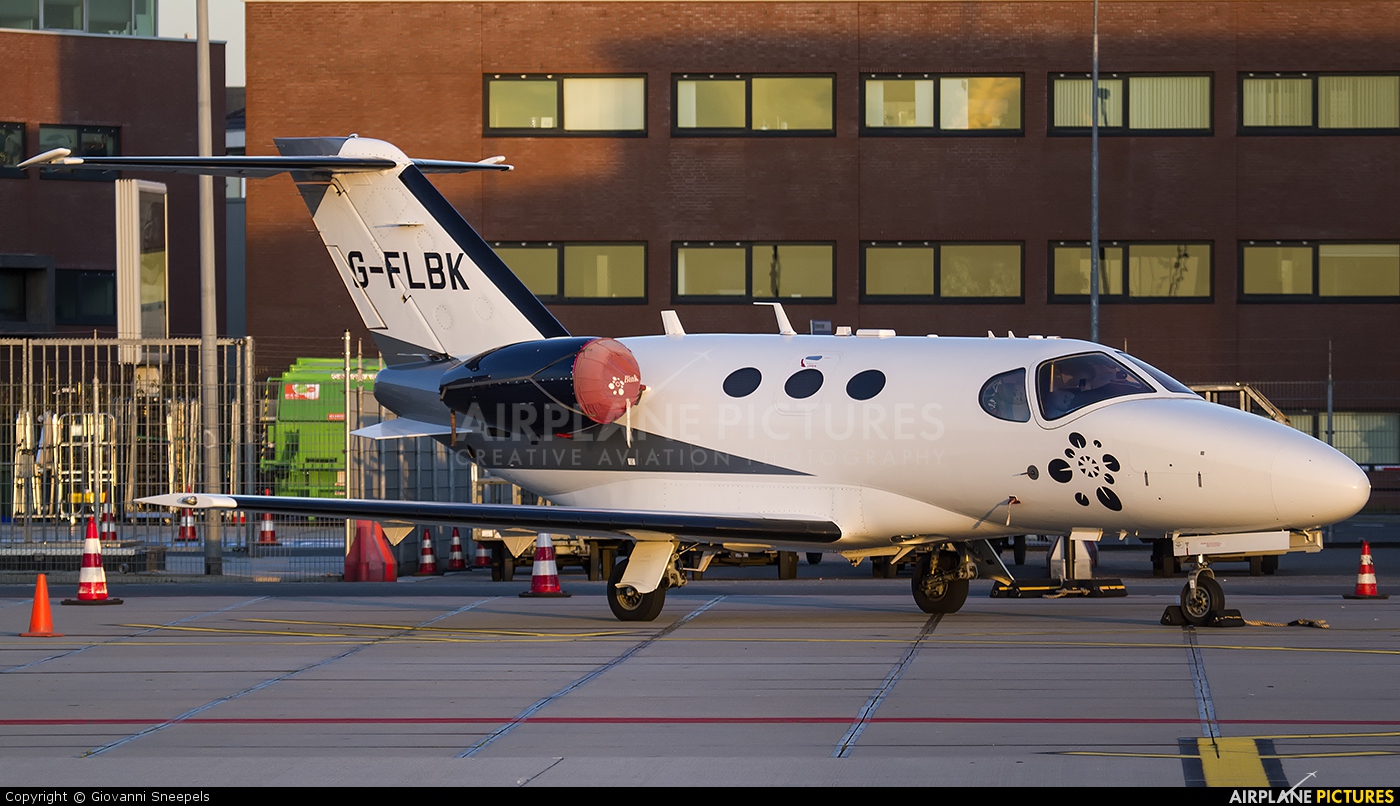 TAG Aviation G-FLBK aircraft at Eindhoven