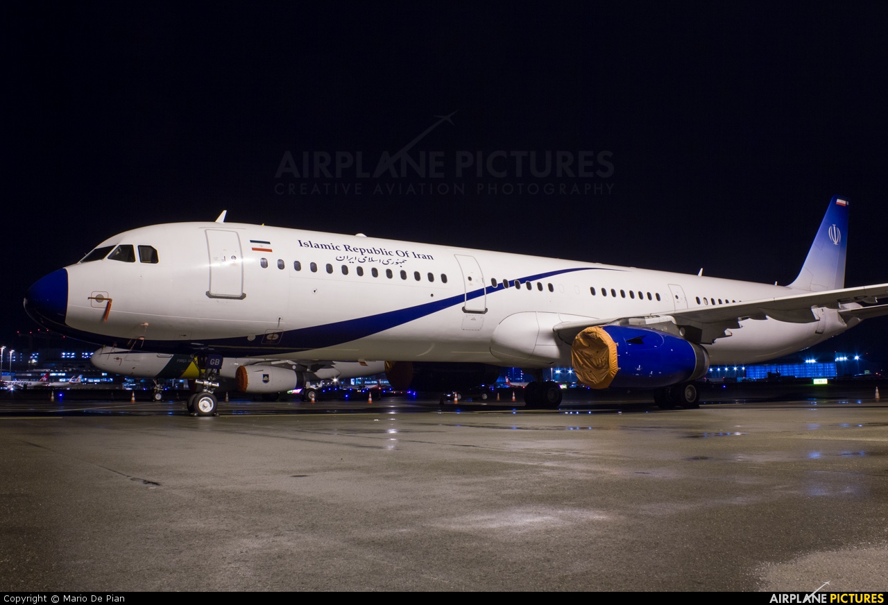 Iran - Government EP-AGB aircraft at Zurich