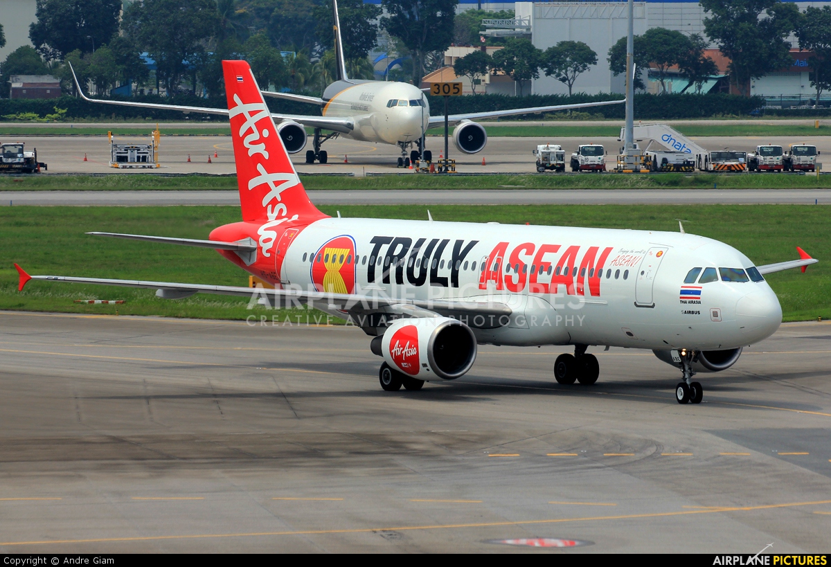 AirAsia (Thailand) HS-ABE aircraft at Singapore - Changi