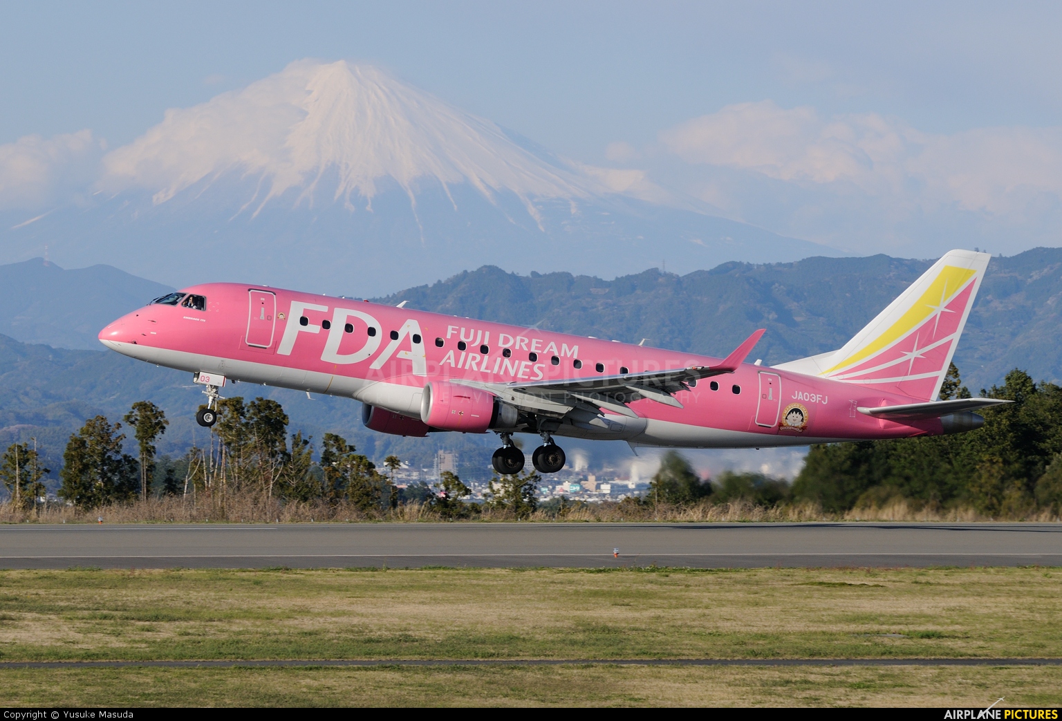 Fuji Dream Airlines JA03FJ aircraft at Shizuoka