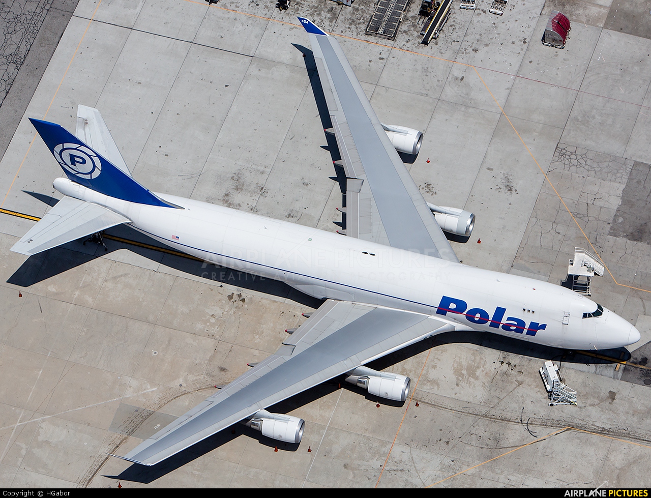 Polar Air Cargo N454PA aircraft at Los Angeles Intl