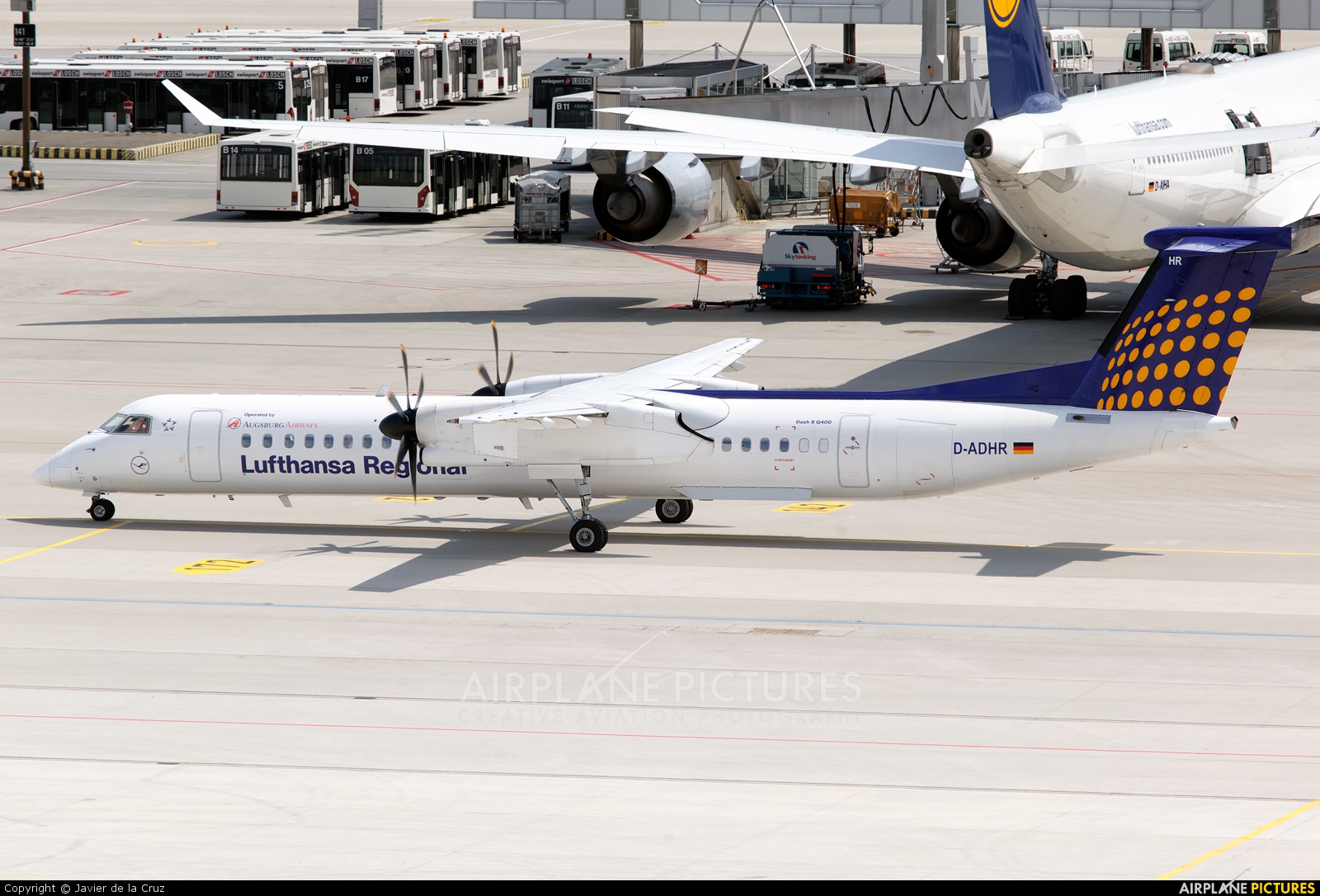 Augsburg Airways - Lufthansa Regional D-ADHR aircraft at Munich