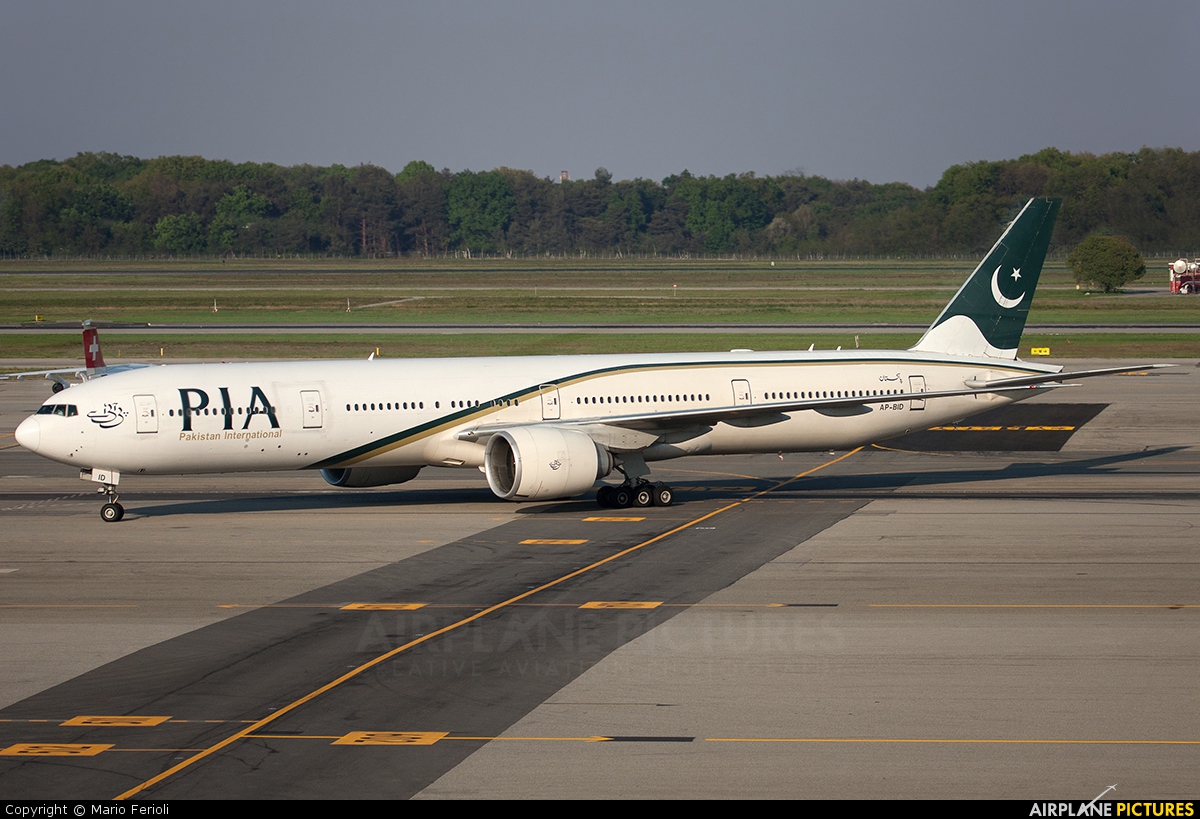 PIA - Pakistan International Airlines AP-BID aircraft at Milan - Malpensa