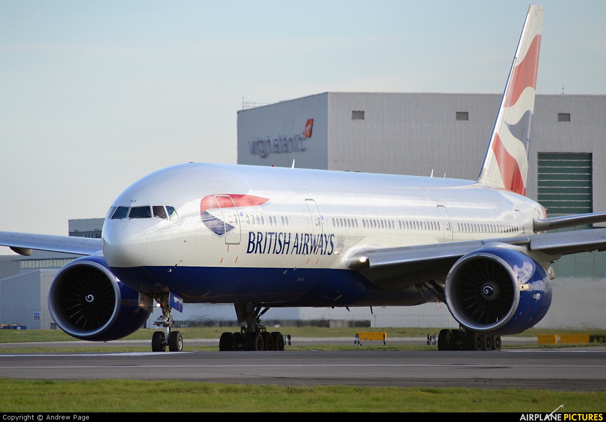 British Airways G-VIIJ aircraft at London - Heathrow