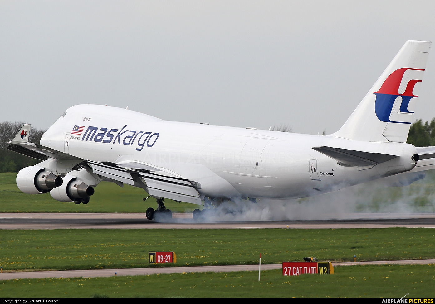 MASkargo 9M-MPR aircraft at East Midlands