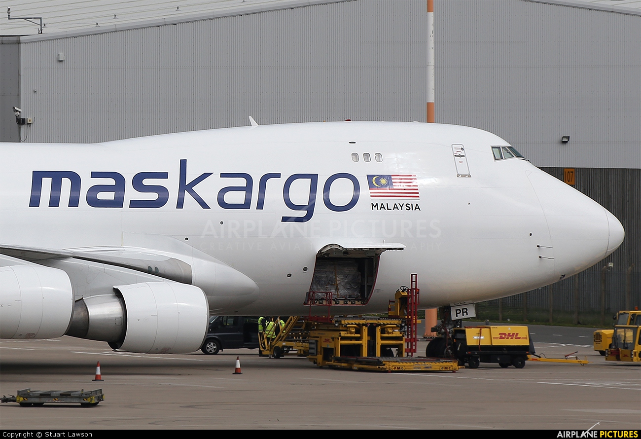 MASkargo 9M-MPR aircraft at East Midlands